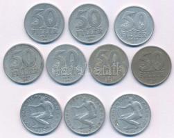 1965. 50f (3x) + 1967. 50f (7x) T:XF-F Adamo#F5.1, #F5.2