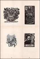 Magyar Kisgrafika 1975. Bp., 1975., Magyar Képzőművészek Szövetsége-Kisgrafika Barátok Köre, (Bp., K...