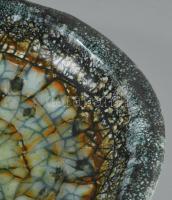 Gádor István (1891-1984): Kristálymázas dísztál. Jelzett, hibátlan, 22x20 cm