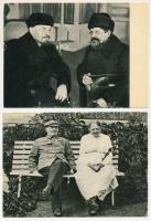 Lenin - 16 db MODERN szovjet képeslap a Lenin életét bemutató sorozatból, közte családi képek is (19...