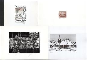 A Kisgrafika Barátok Köre Grafikagyűjtő és Művelődési Egyesület jubileumi kiadványa 12 db grafikával