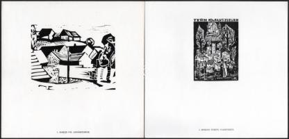 1970 Magyar Kisgrafika. Bp., Kisgrafika Barátok Köre, 8 sztl. lev. +37 t. Gyulai Líviusz, Kass János...