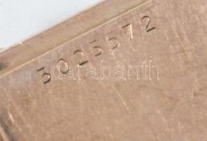 Bulova aranylemezelt karóra, nem működik, 30x24 mm