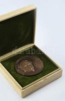 2000 Ágh Fábián Sándor (1954-). Balázs Béla-díj. Bronz plakett, adományozó díszdobozban, d:8cm