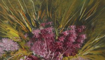 Orosz Balázs ? (-): Csendélet. Akril, vászon, jelzett, 32x33 cm Keretben