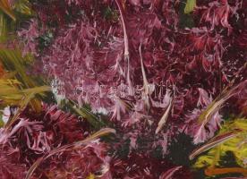 Orosz Balázs ? (-): Csendélet. Akril, vászon, jelzett, 32x33 cm Keretben