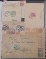 Kb 70 db levél a krajcáros időszaktól az 1970-es évekig A4 méretű levélberakóban