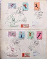 Kb 70 db levél a krajcáros időszaktól az 1970-es évekig A4 méretű levélberakóban