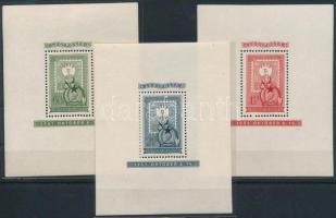 1951 80 éves a magyar bélyeg blokk sor (60.000)