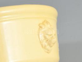 Keller &amp; Guérin Luneville kis edény, hibátlan, jelzett, d: 8,5 cm