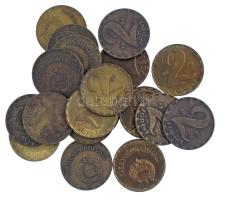 1970-1989. 2Ft sárgaréz (19xklf) T:UNC-VF patina
Adamo F7.4