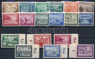 Deutsches Reich 1939/1941 Mi 702-713 + 773-778 (Mi EUR 145.-)