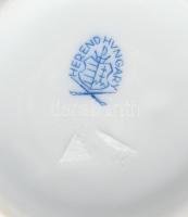 Herendi petrezselyemlevél mintás váza. Jelzett, hibátlan, m: 14,5 cm