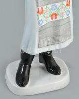 Hollóházi Matyóférfi. Jelzett, kézzel festett, hibátlan, m: 30 cm