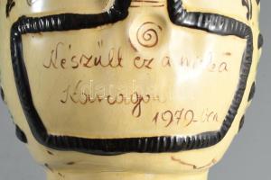 Feliratos karcagi miskakancsó, mázhibával, m: 29 cm