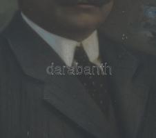 Bátfay: Alföldi Sándor portréja. Olaj, karton, üvegezett keretben, hátoldalt feliratozva 30x24 cm Sé...