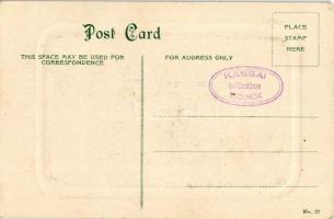 Chinese Emperor with father and younger brother, folklore. TCV card (EK)