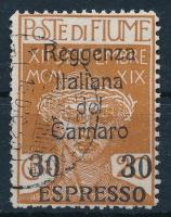 Olasz katonai posta Carnaro-sziget 1920 Mi 18 (Sassone 3) (Mi EUR 120.-, Sassone: 240.-)