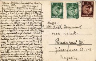 1934 Sinaia, Castelul Peles. Foto W. Weiss / castle. photo (EK)