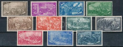 Olaszország 1948 Az 1848-as forradalom 100. évfordulója sor 11 értéke Mi 748-757, 759 (**Mi EUR 326.-) (Mi 758, 760 hiányzik / missing)