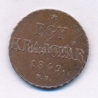 1849NB 1kr Cu T:VF Adamo B1.1