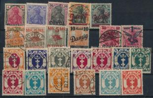 Németország Danzig 24 db bélyeg stecklapon