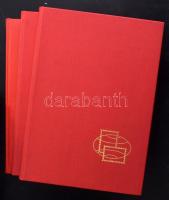 3 db Philux fekete lapos berakó piros borítóval: 2 db 12 lapos és 1 db 16 lapos, mind újszerű állapotban