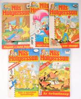 cca 1990 Nils Holgersson képregények, 5 db
