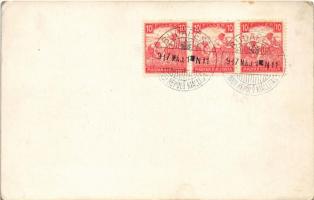 1917 Budapest XIII. Első Magyar Csavargyár Részvénytársaság, villamos. Külső Váci út 168. floral + &...