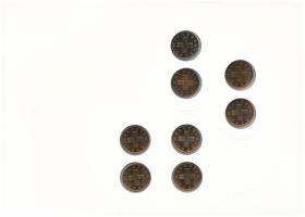 Svájc 1984. 1r bronz (8x) "Szerencselevél- 88.8.8. Heiligkreuz" felbélyegzett borítékon, a...