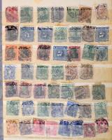 Régi magyar, osztrák és Deutsches Reich bélyegek 6 lapos, közepes berakóban