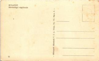 Budapest II. Hűvösvölgy, villamos végállomás, 83-as villamos, autóbusz, "Pályatesten áthaladni ...