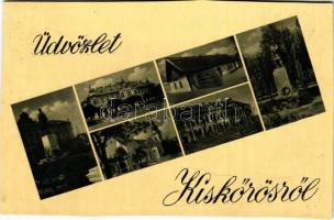 1944 Kiskőrös, mozaiklap (ragasztónyomok / glue marks)