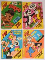 1982 Le Nouveau Pif francia nyelvű képregény 4 db száma (No. 703, 706, 707, 708), vegyes állapotban