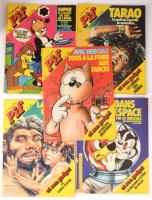 1983 Le Nouveau Pif francia nyelvű képregény 5 db száma (No. 724, 736, 766, 768, 769), vegyes állapotban