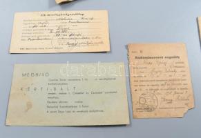 Vegyes papírrégiség tétel (Magyar Cserkészm Zsoldos Imre és Együttese, Margitszigeti Színpad, stb.)