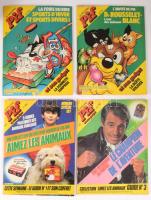 1984 Le Nouveau Pif francia nyelvű képregény 4 db száma (No. 771, 776, 780, 782), vegyes állapotban