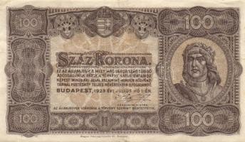 1923. 100K nyomdahely jelöléssel T:II