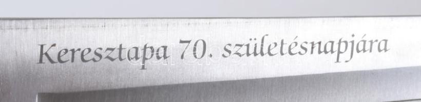 Dísztőr, növényi ornamentikával díszítve, h: 54 cm
