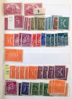 Deutsches Reich darabok a 20-as évekből + NSZK több példányos készlet az 50-es, 60-as évekből 12 lapos közepes berakóban