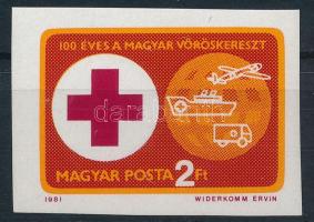 1981 Vöröskereszt VI. vágott bélyeg