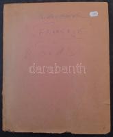 Franciaország régi ívdarabok, összefüggések, néhány száz bélyeg 14 lapos pergamenes ívberakóban