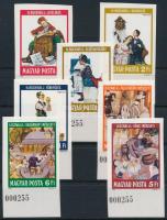 1981 Festmények XVIII. - Híres illusztrátorok vágott ívszéli sor (4.500)