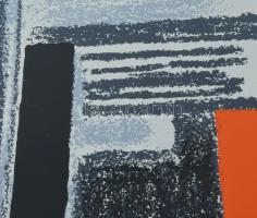 Miháltz Pál (1899-1988): Színpad. Szitanyomat, papír. jelzett, sorszámozott 6/30 65x49 cm