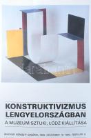 Konstruktivizmus Lengyelországban 1989. Ofszet, papír. 57x80 cm