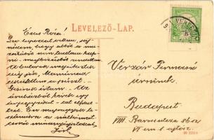 1916 Verebély, Vráble; Római katolikus templom. Czirok István fényképész kiadása / Catholic church (...