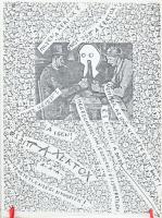 XERTOX csoport: Emberkísérletek c. mappa 77 lappal (teljes) 1982. Technika: különböző technikák. Mér...