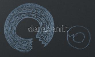 Drozdik Orsolya (1946):Direction. Litográfia, papír. Jelzett. művészpéldány EA IX/XV. 42x60 cm