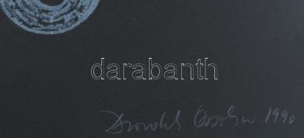 Drozdik Orsolya (1946):Direction. Litográfia, papír. Jelzett. művészpéldány EA IX/XV. 42x60 cm