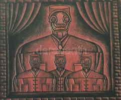 Gaál József (1960-):A csinos ház Litográfia, papír. Jelzett, számozott művészpéldány. EA XIII/XV, 40...